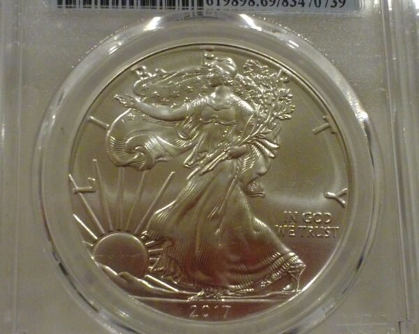 2017  SILVER EAGLE ~ PCGS MS69 ~ FIRST DAY OF ISSUE