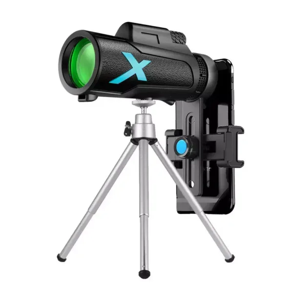 HD High Powerful BAK4 Prism 12X50 Monocular Telescope for Smartphone