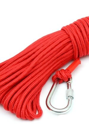 20 Metre Salvage Rope for Fishing Magnets with saftey Buckle 20m x 6mm