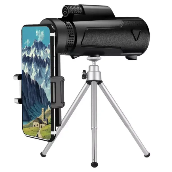 HD High Powerful BAK4 Prism 12X50 Monocular Telescope for Smartphone