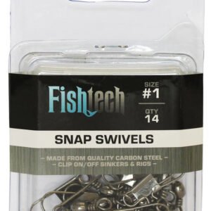 Fishtech #1 Snap Swivels (14 per pack)