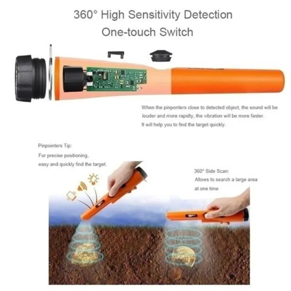 Portable Handheld Pinpointer Metal Detector Automatic Waterproof - Image 5