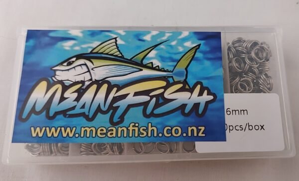 6mm Split Rings Value Pack of 500 - MeanFish - Image 2