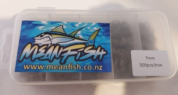 7mm Split Rings Value Pack of 500 - MeanFish - Image 2