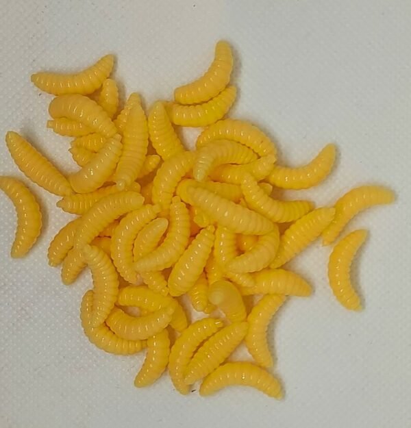 50PCS 2cm 0.3g Artificial Soft Grub Bait - Image 6