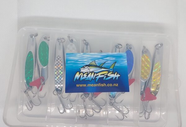 Mega Combo 21gm Kahawai Lures 10 Lures with Tackle Box - Image 3