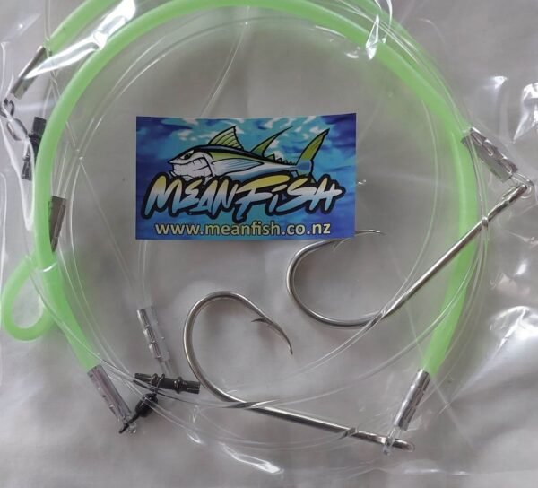 MeanFish Hapuka (Grouper) 2 Hook Rig 14/0 Ezi Bait Hook - Image 2