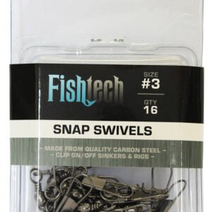 Fishtech  Snap Swivels #3 (16 per pack)