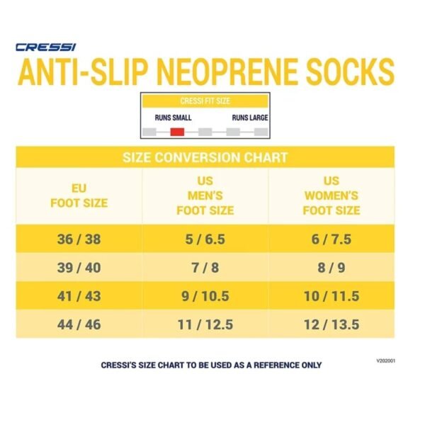 Cressi Supa 3mm Sock (Black) - Image 2