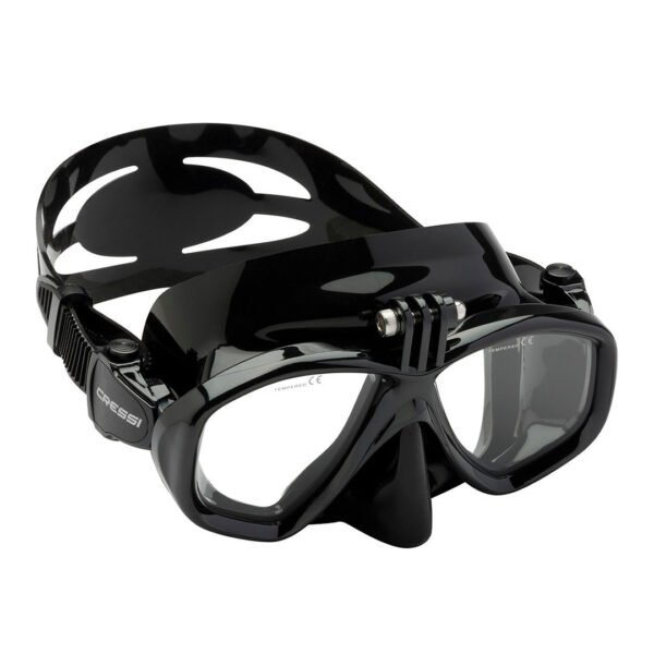 Cressi Action Mask & Gamma Snorkel Set Black - Image 3