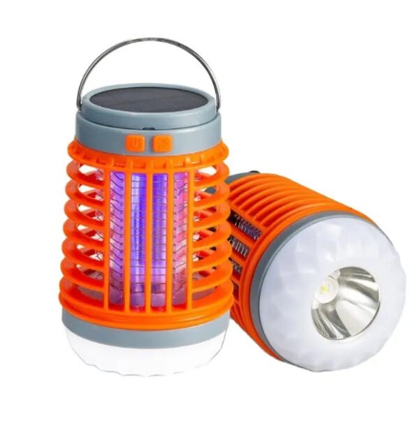 Solar Powered  Rechargeable 3 in 1 Mosquito Zapper - Lantern & Torch - Image 6