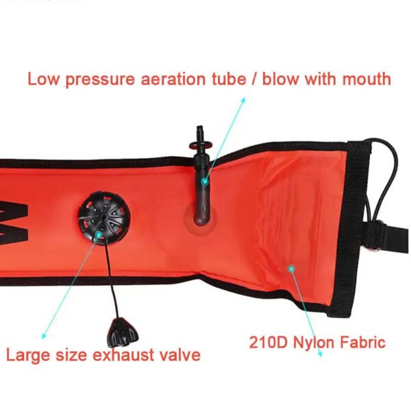 Dive Safety 120cm Surface Marker Buoy Pink - Image 5