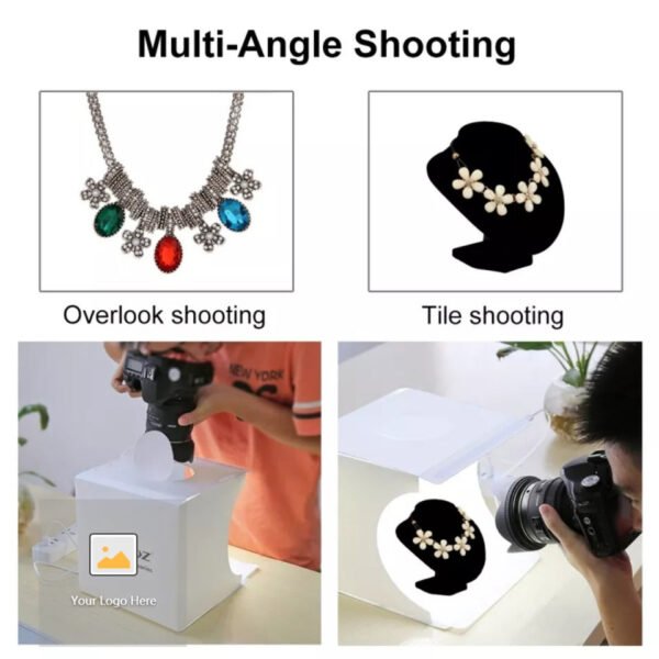 20cm Mini 550LM Photo Lighting Studio - Image 6