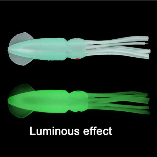 12.5cm Lumo Coloured Fishing Octopus Skirts - Image 8