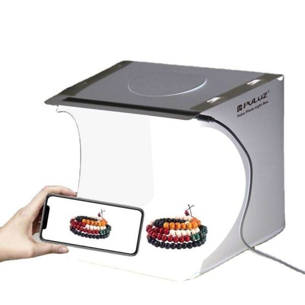 Mini 550LM Photo Lighting Studio - 6 Backdrops - Image 2