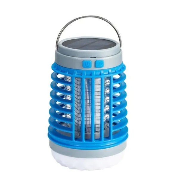 Solar Powered  Rechargeable 3 in 1 Mosquito Zapper - Lantern & Torch - Image 2