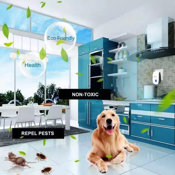 4 Pack Ultrasonic Electric Plug In Indoor Pest Repellant - Image 3