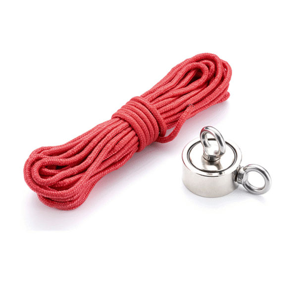 20 Metre Salvage Rope for Fishing Magnets with Carabiner 20m x 8mm - Image 4