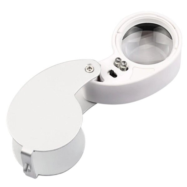 40X Portable Folding Magnifier Loupe - Illuminated Magnifier - Image 2