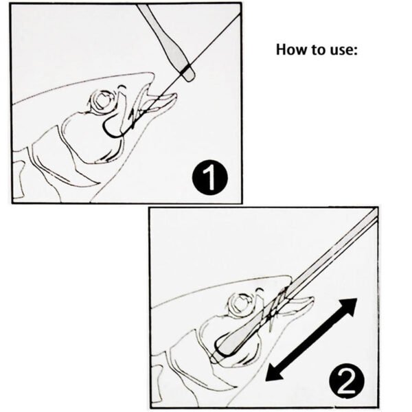 Fishing Hook Remover Detacher Extractor Fishing Tackle Removal Tool With Strap - Image 6