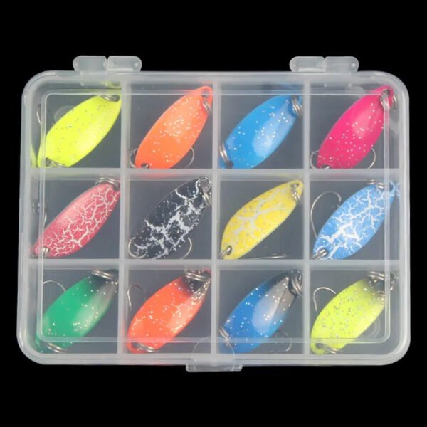 12pcs Lure Kit with Tackle Box - Image 2