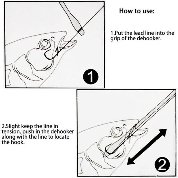 Fishing Hook Remover Detacher Extractor Fishing Tackle Removal Tool With Strap - Image 9