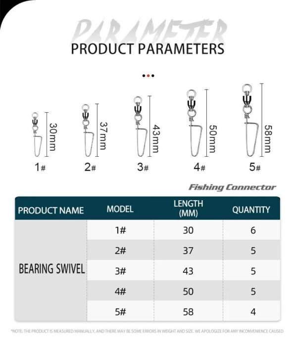 High Strength Snaps Swivel 25pcs - Image 2