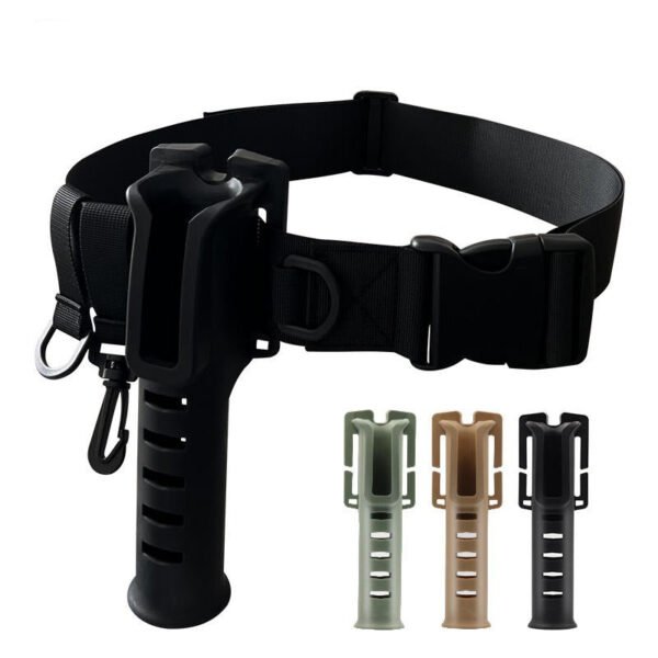 Adjustable Fishing Waist Belt  with Rod Holder - Image 2