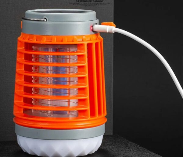 Solar Powered  Rechargeable 3 in 1 Mosquito Zapper - Lantern & Torch - Image 5