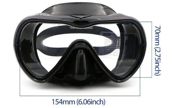 Silicone Freediving Mask - Image 5