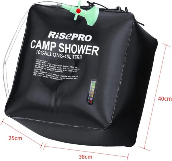 Solar Camping Shower 40L / 10 galons - Image 6