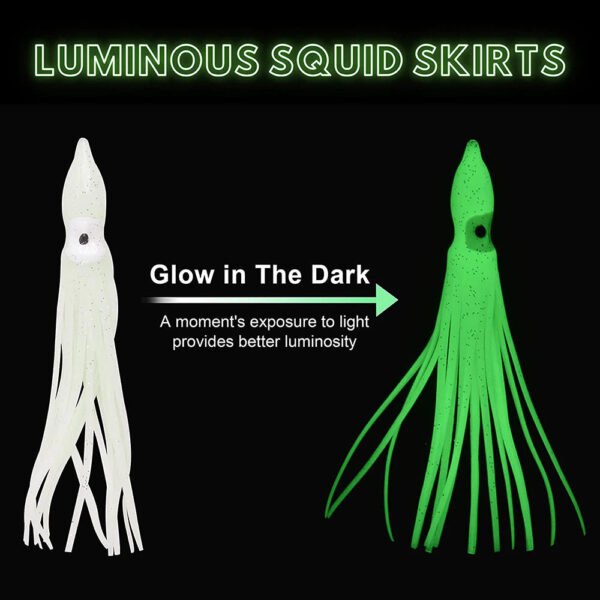 15cm Octopus Luminous Skirts ( Pack of 5) - Image 3