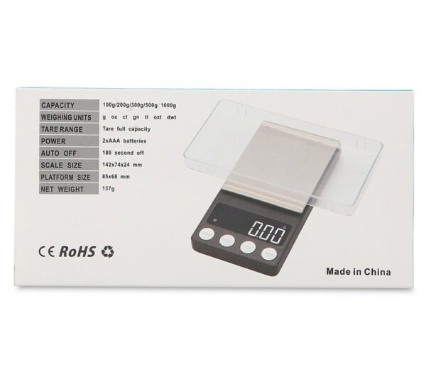 500g 0.01g  Precision Digital Pocket Weighing Scales cx186 - Image 3