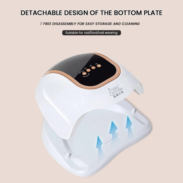 198W High Power Nail Lamp 36 Led Bulbs Nail Dryer Lamp Three-Speed - Image 10
