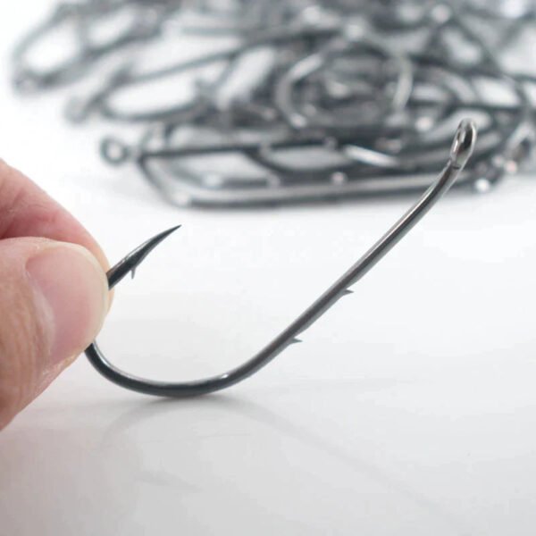 50pcs Double-backed 5/0  High Carbon Fishing Hooks - Image 6