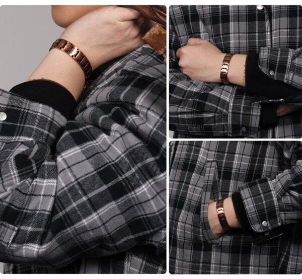 Copper  Double Row Bio Elements Energy Germanium Bracelet - Image 7