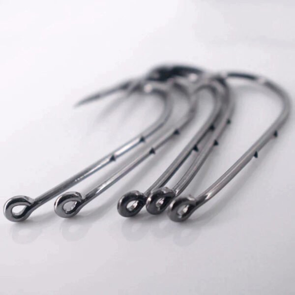 50pcs Double-backed 5/0  High Carbon Fishing Hooks - Image 2