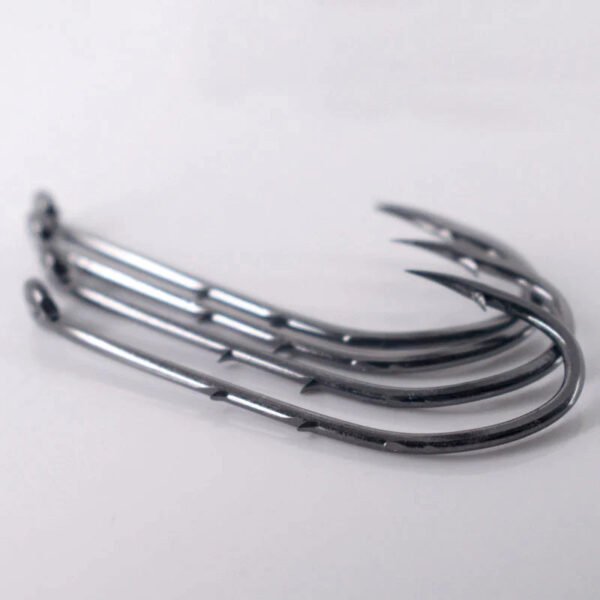50pcs Double-backed 6/0  High Carbon Fishing Hooks - Image 3