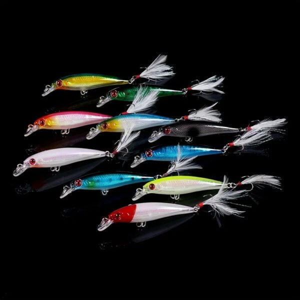 10pcs Minnow Fishing Lures  9cm / 7 grams - Image 2