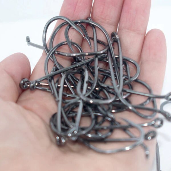 50pcs Double-backed 6/0  High Carbon Fishing Hooks - Image 8