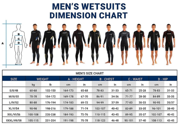 Cressi Facile 7mm Semi-Dry Wetsuit - Image 2