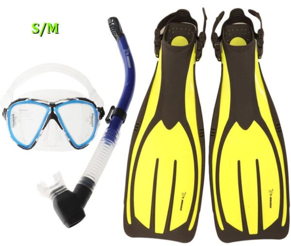 Immersed Optrix Dropaway Turbo EDF Dive Complete Mask Snorkel and Fins Set - Image 8