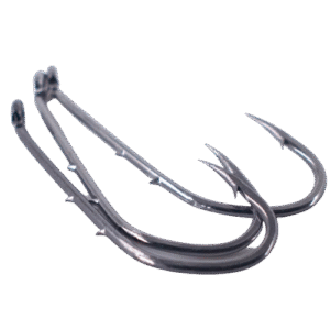 50pcs Double-backed 6/0  High Carbon Fishing Hooks